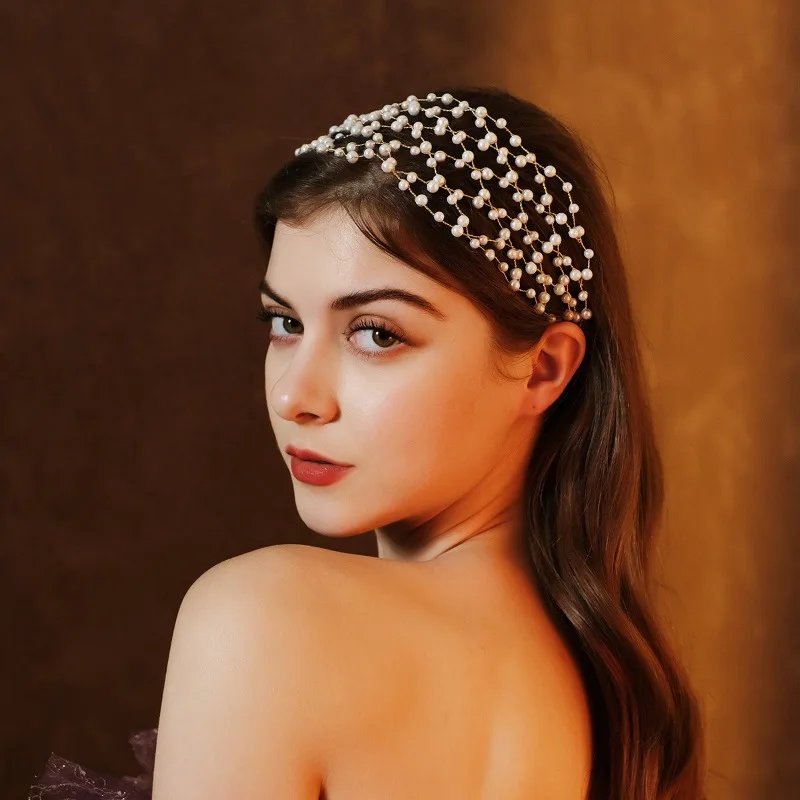 

Headbands Headpieces for Woman Hair for Wedding Accessories Headband Bride Tiara Jewelry Party Headgear