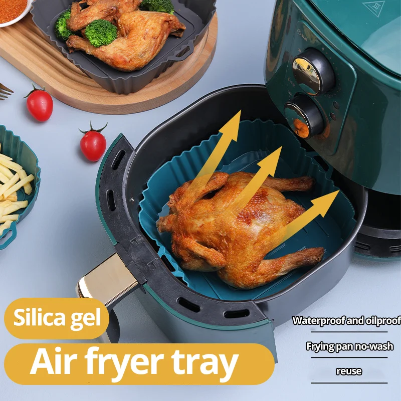 Silicone Air Fryer Tray Square Replacement