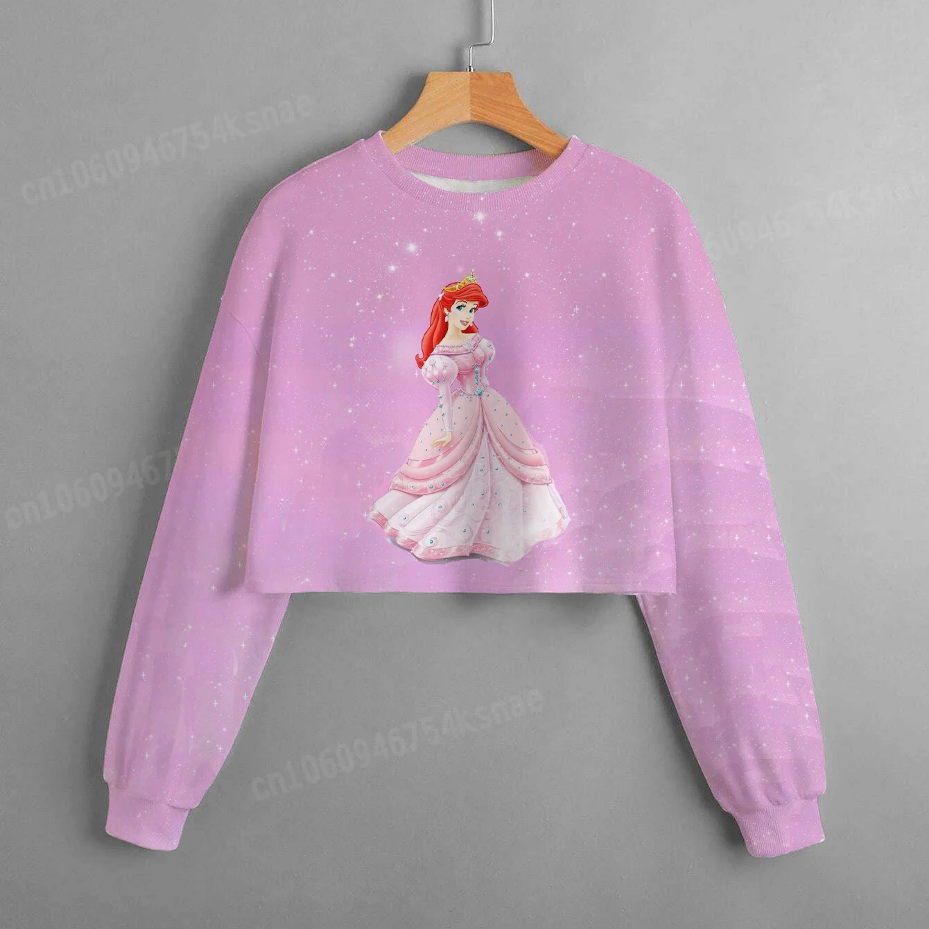 

Осенние свитера с круглым вырезом Disney, детские толстовки, женская одежда 2022 для маленьких девочек, без одежды, с Минни, осень и зима, для отдыха