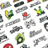 50pcs Funny JDM Styling Stickers Skateboard Luggage Bumper Bike Car Motorcycle Scooter Cool Decals Sticker Bomb Toy Waterproof 3