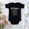 Hi Daddy Summer Baby Bodysuit Cute Cotton Infant Newborn Girl Boy Short Sleeve Jumpsuits Sunsuit Clothes 1