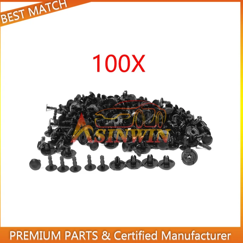 

09409-07332 90467-07164 Bumper Fender Fastener Clips 100X For Suzuki Grand Vitara SX4 Swift X-90 XL-7