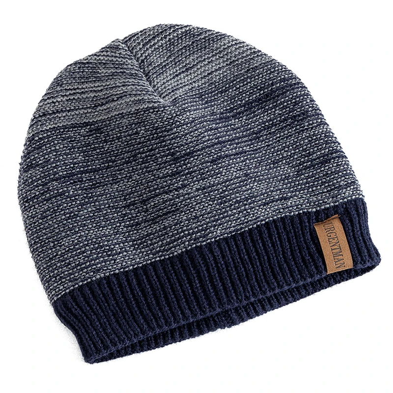 Hot Sale Unisex Winter Hats Casual Warm Beanie Cap For Men Women Letter Label Fashion Winter Knitted Hats