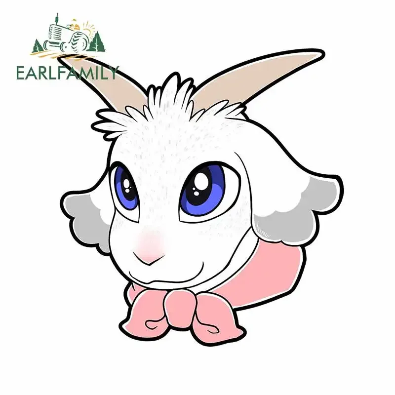 

EARLFAMILY 13 см x 12,3 см для мультфильмов, бюст Mei, тонкая Фотолюминесцентная наклейка для автомобиля, водонепроницаемая декоративная наклейка с окклюзией и царапинами
