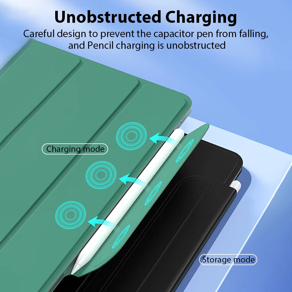 Premium Magnetic Shockproof PU Tablet Case - Enhanced Protection & Versatile Design