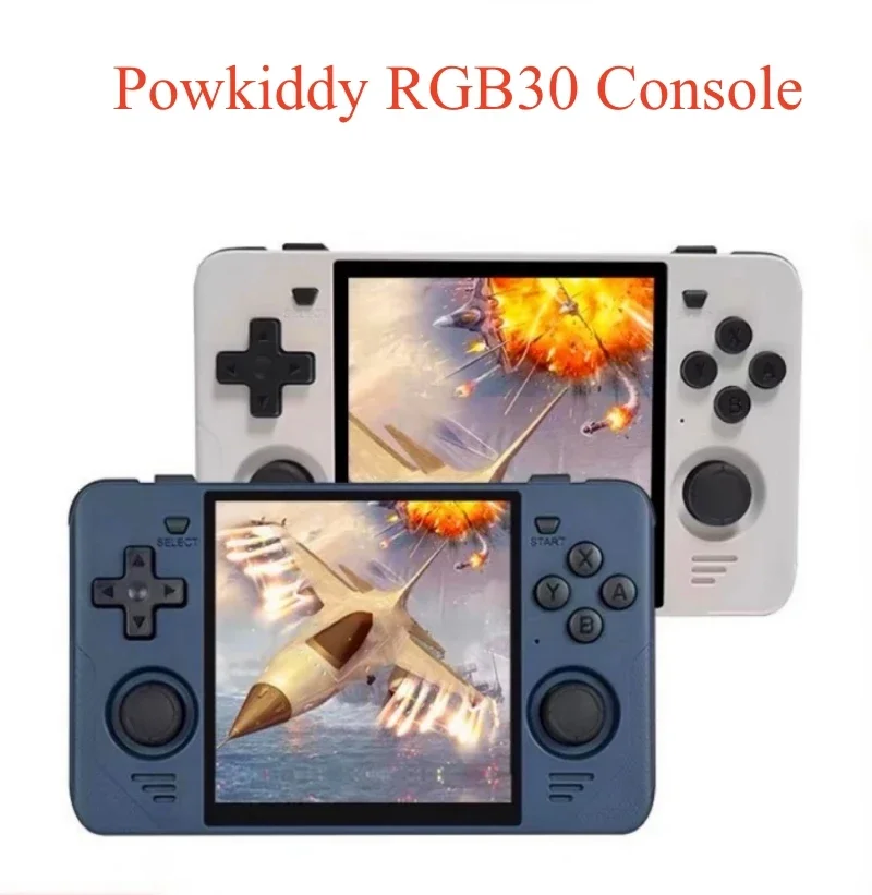

Консоль игровая POWKIDDY RGB30, 4,0 дюйма, двойной джойстик