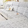 Cool Feeling Ice Silk Sofa Cover All-inclusive Universal Summer Living Room Sofa Cover Thickened Stretch Anti-slip Dust-proof 3