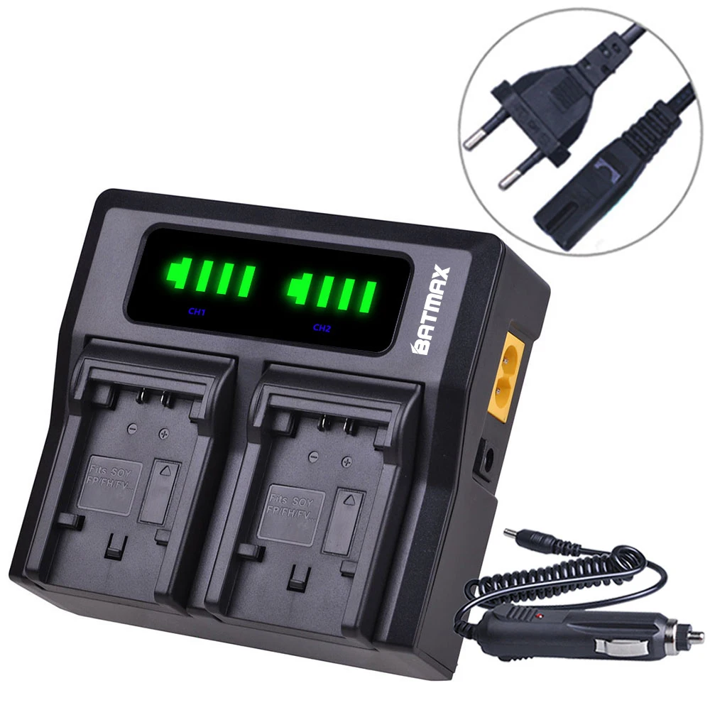 Battery Charger Adapter Led Battery Charger Dual Usb Battery Charger Rapid LCD Dual Batetry Charger for Sony NP-FV100 NP FV100 FV50 FV70 FH100 FH70 FH50 FH60 FP50 FP90 For CX700E PJ50E 30E 10E