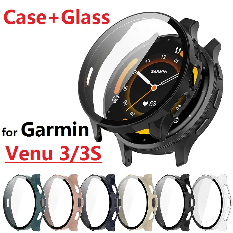 Durable Protective Glass Case with Screen Protector and Bumper