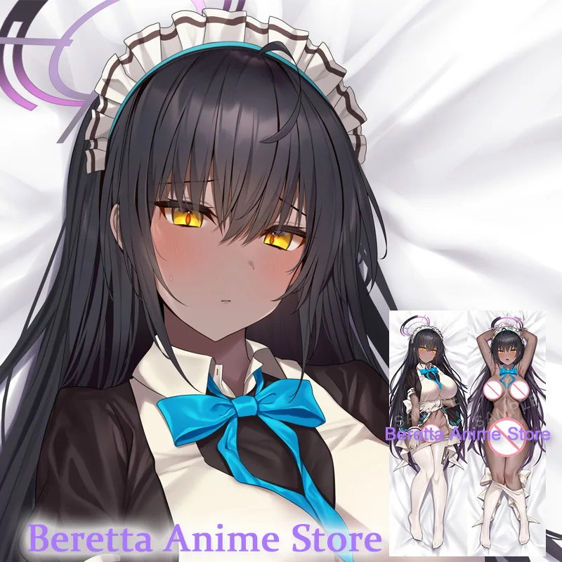 

Двусторонняя наволочка Dakimakura из аниме какамуте Карин с голубым архивом наволочка для тела в натуральную величину
