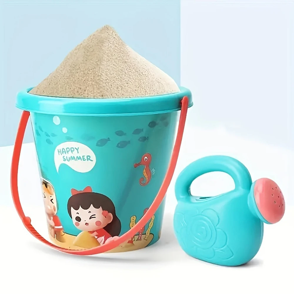 18PCS Beach Sand Toy Set, Durable Plastic, Summer Pool Beach Game Set, Outdoor Sand Play Tools For Boys And Girls, Great Holiday 4