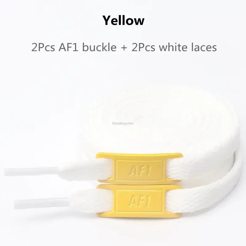 AF1 Shoelaces White Flat Laces Air Force One Shoe Decoration 21