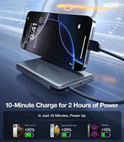 TORRAS Mobile Power, Slim 10000mAh Portable Charger, 22.5W Fast Charging for iPhone 16/15/Samsung S24 Ultra/Android 2