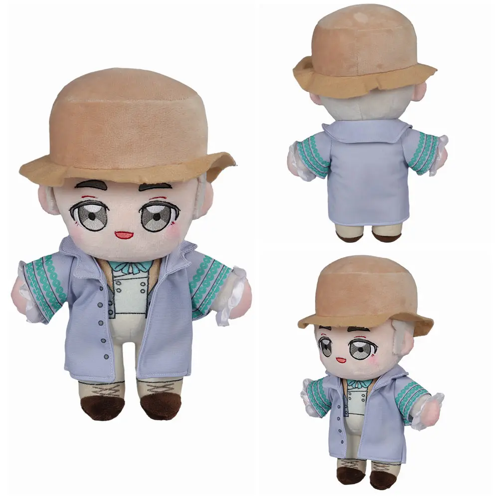 Mascota de peluche de 20 cm de Devil Crowley Angle Aziraphale para TV, buen accesorio de fantasía para cosplay de Omans, regalos de cumpleaños, decoración, accesorio de disfraz