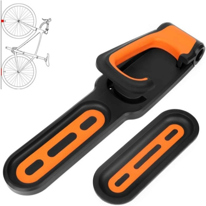 Вертикална стойка, държаща планински велосипед