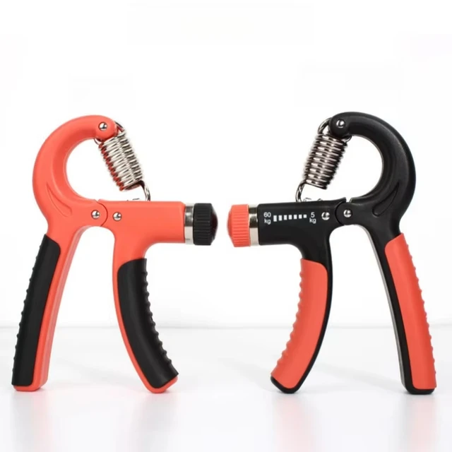 R-shaped Grip Portable Adjustable Spring Finger Strength Training Exercise Hand Muscle Puller Training Arm Strength Device 3