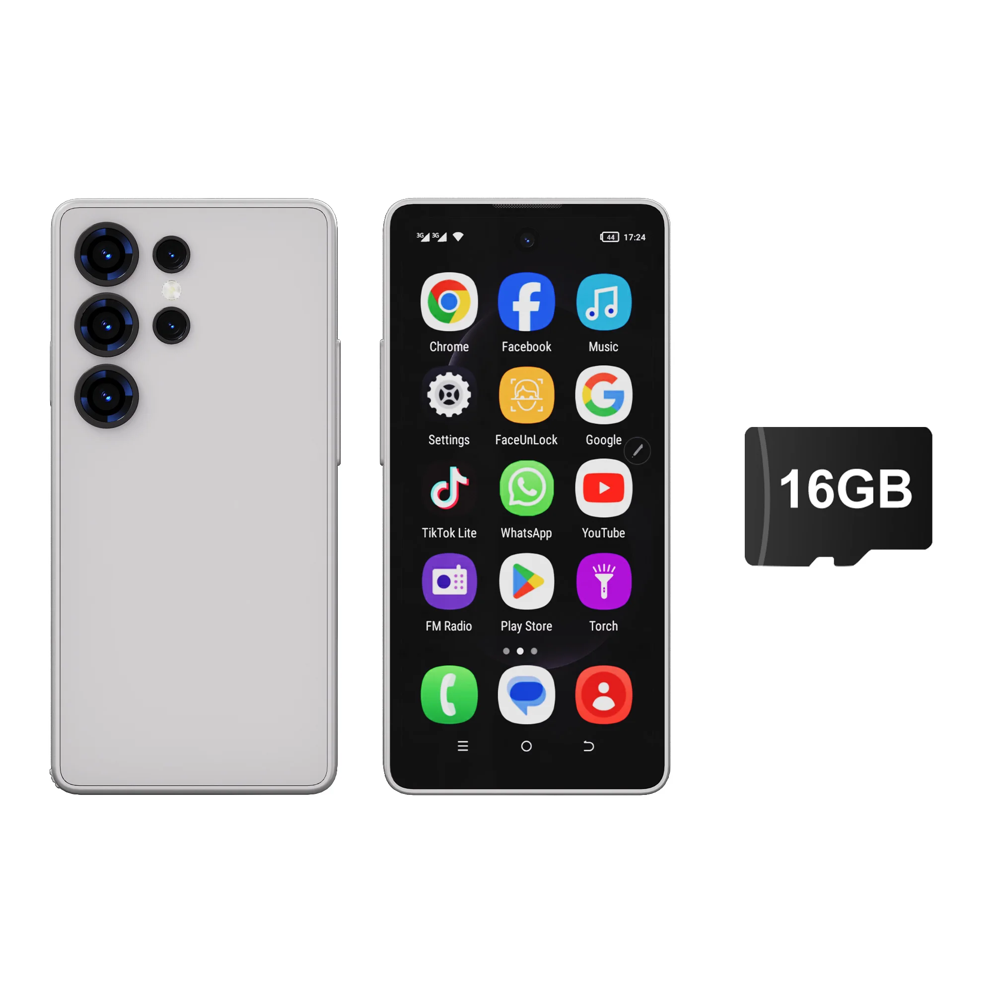 white N 16GB TF card