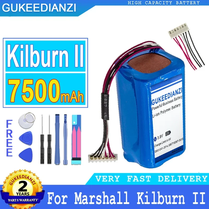 

Аккумулятор для Marshall Kilburn II 2 C196A1 7252-XML-SP, 7500 мАч