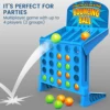 ZK30 4 Shots Connect Board Game Kids Children Family Match Game Christmas Xmas Training Educational Toy Finger Shooting Game 1