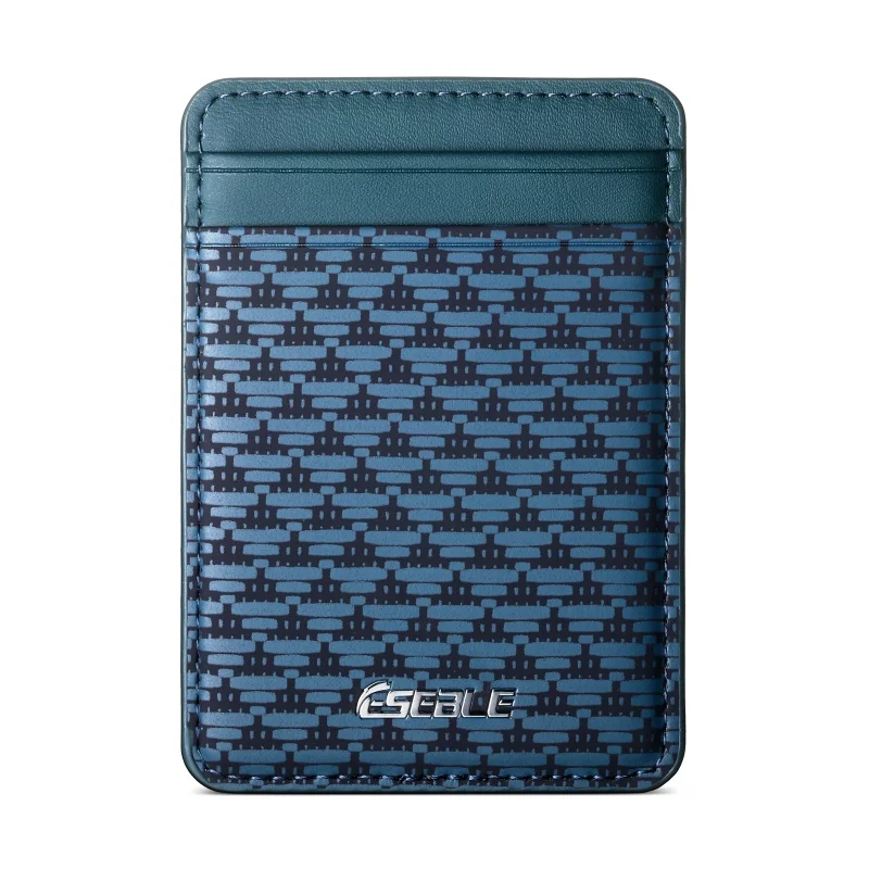 Deluxe PU Leather Dual Card Wallet with Magnetic Anti-Skimming Protection