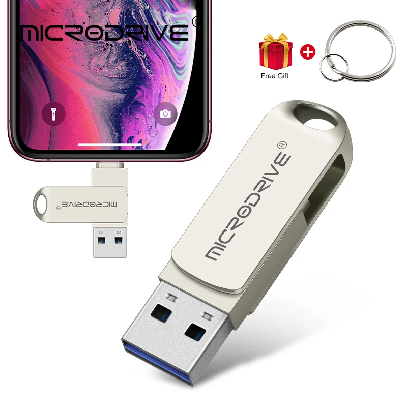 thumbnail image 5 of Para iPhone/iPad/OTG unidad flash memoria USB pendrive móvil Micro USB Flash Drive 32GB 64GB 128GB 256GB pen drive usb3.0, 5 of 5