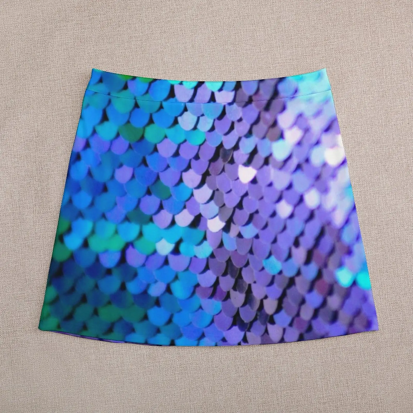 Memaid scales in sequin Mini Skirt korean style clothing womens clothing