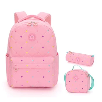 Backpacks for Girls 3PCS Girls Backpack with Lunch Bag & Pencil Bag for Girls Elementary Middle High School College Schoolbags 1