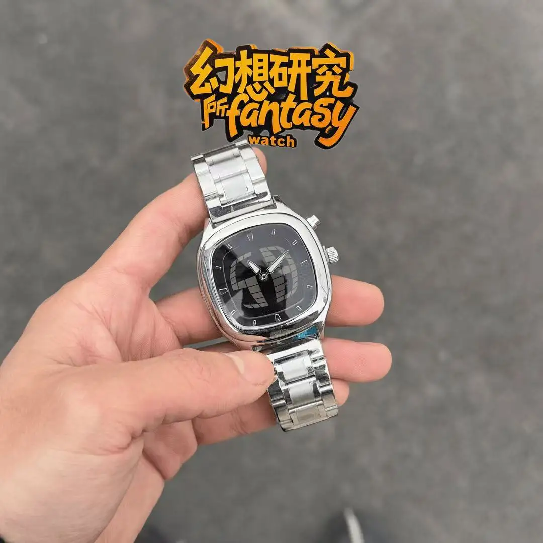 Y2K Millennium Retro Square Digital Dynamic Dual Display Retro