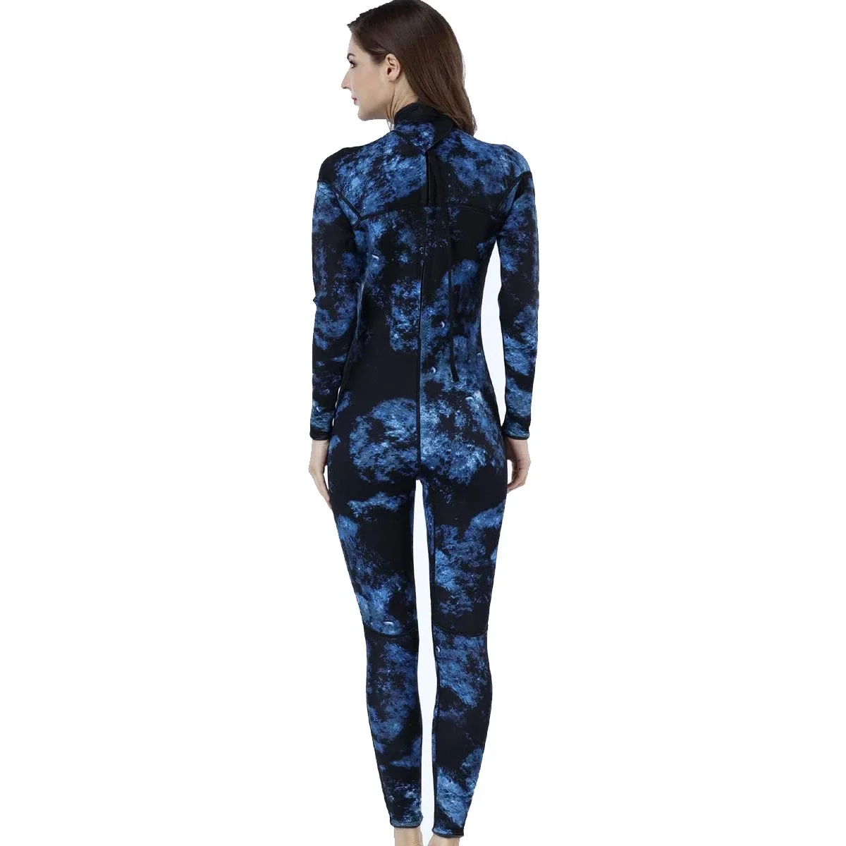 Mens Spearfishing Wetsuit 3mm Camouflage Neoprene One-piece Diving Suit for Scuba FreeDiving Jumpsuit Cold Water Swimsuit