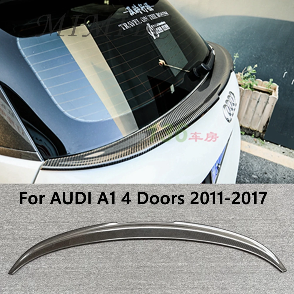

For AUDI A1 4 doors 2011-2017 Carbon Fiber / FRP Rear Spoiler Trunk Wing