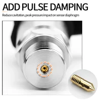 เครื่องส่งสัญญาณความดันแก๊สเชื้อเพลิงน้ำ G1/4 24V 4-20mA 0-10V อุปกรณ์เสริม0-600bar ตัวแปลงสัญญาณแรงดันสแตนเลส 6