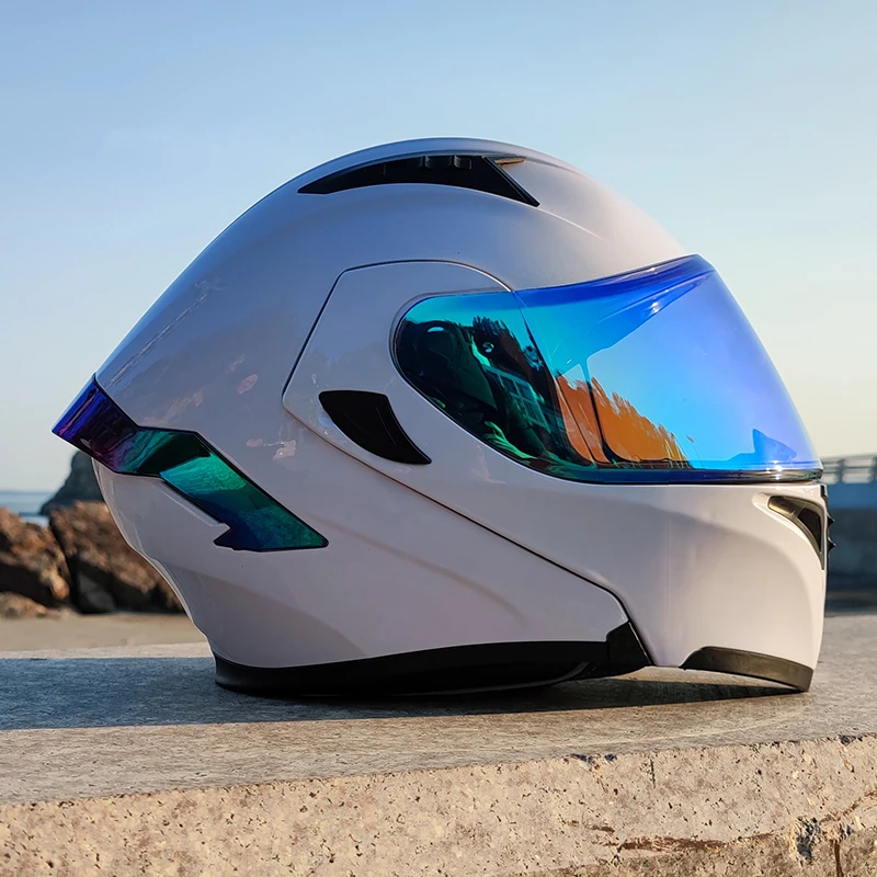 Motorcycle helmet full face racing motorbike helmet with Double