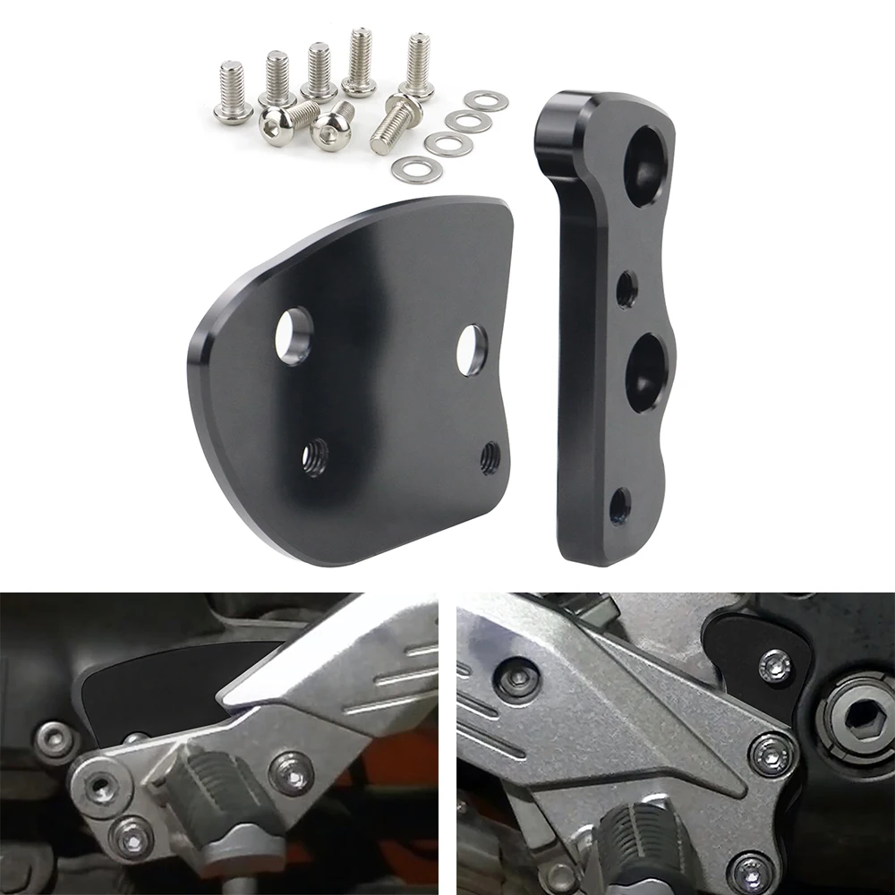 Motorcycle Accessories Rider Foot Peg Lowering Brackets Aftermarket Fit for Kawasaki Concours 14