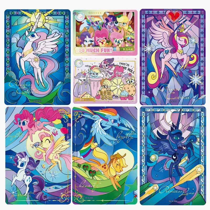 

Genuine My Little Pony Anime CardsSC LSR UR Friendship Eternal Sweetheart Party Rare Limited Toy Collection Cards Birthday Gifts