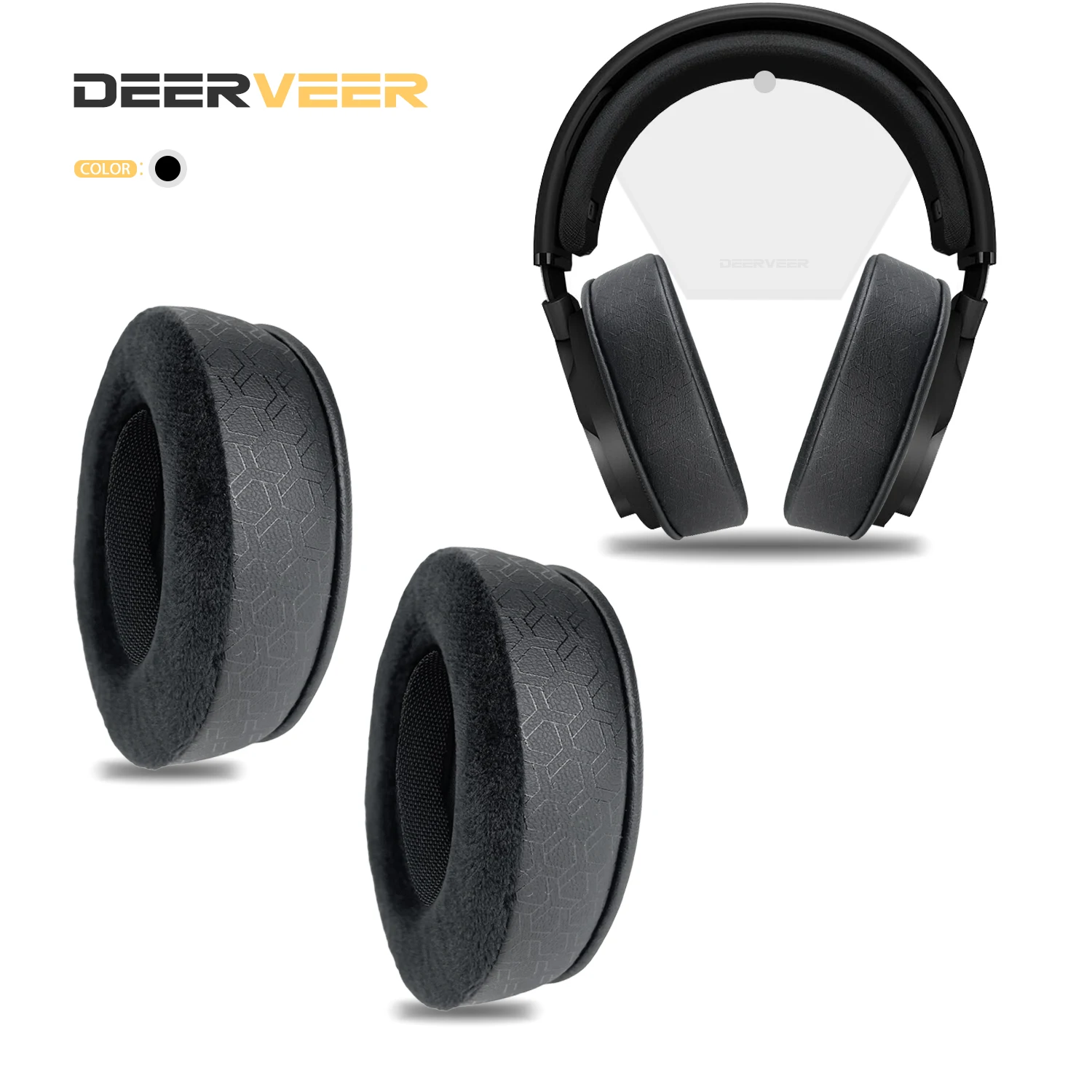 DEERVEERReplacementEarpadForPhilipsSHP9500SHP9600HeadphonesThickenMemoryFoamCushions