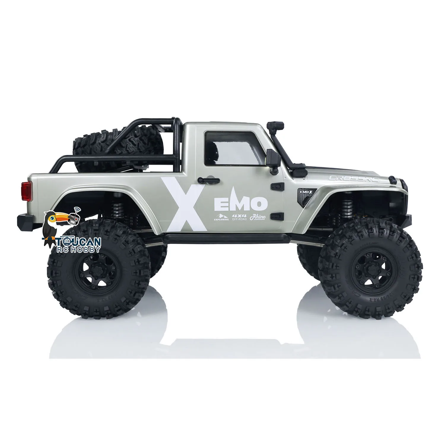 4WD CROSSRC 1/8 RC Crawler Car EMOX Remote Control Off-road Vehicles Model Two-speed Transmission Light System Toys TH22417 4