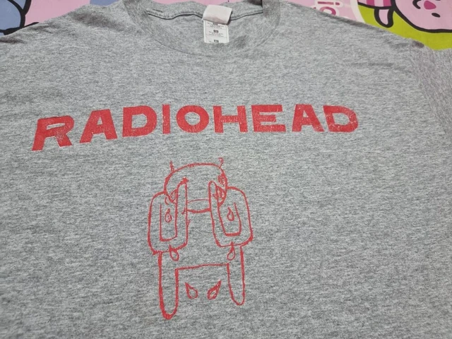 VINTAGE 00 2001 RADIOHEAD AMNESIAC WORLD TOUR BAND ROCK T-SHIRT RARE XL -  AliExpress