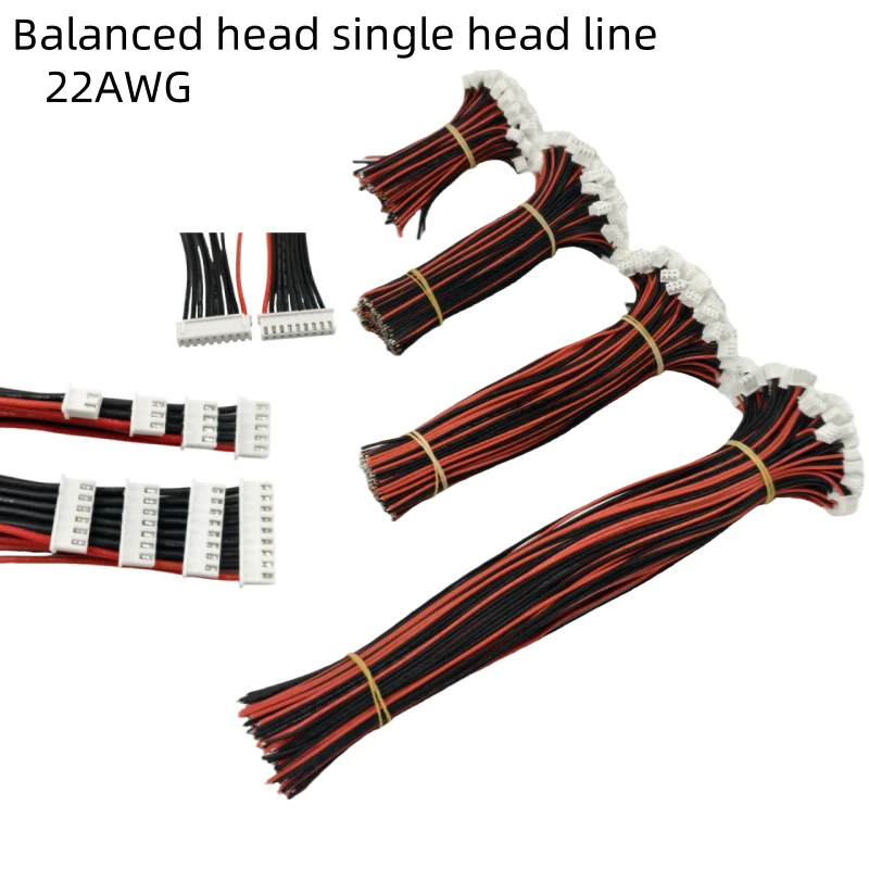 Lipo Battery Balance Charger Cable 10pcs 22AWG IMAX B6 Connector Plug Wire 10cm-30cm Single Head for 1S-8S Battery