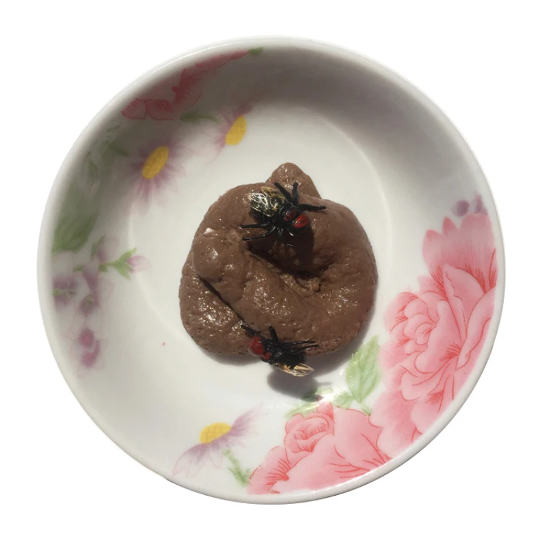 Realistic Shit Gift Funny Toys Fake Poop Piece Of Shit Prank Antistress Gadget Squishy Toys Joke Tricky Turd Mischief 1PCS