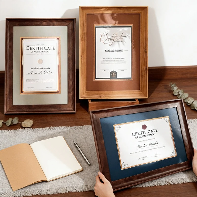 MarcodecertificadoA4estable,fácildecolgarparacoleccióndeexhibicióndeHonor,decoraciónparaelhogarylaOficina,paisajismoambiental-AliExpress