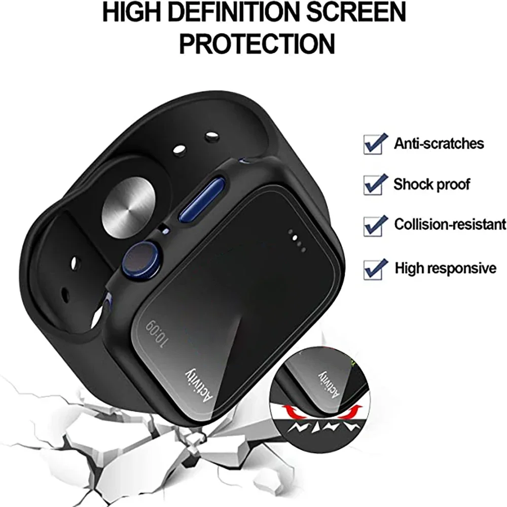 Premium Glass Cover for Apple Watch - Screen Protector for Various Sizes
