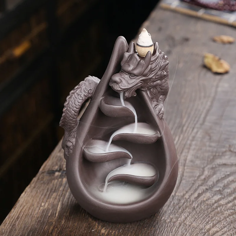 Dragon Waterfall Incense Burner Incense Holder Backflow Dragon