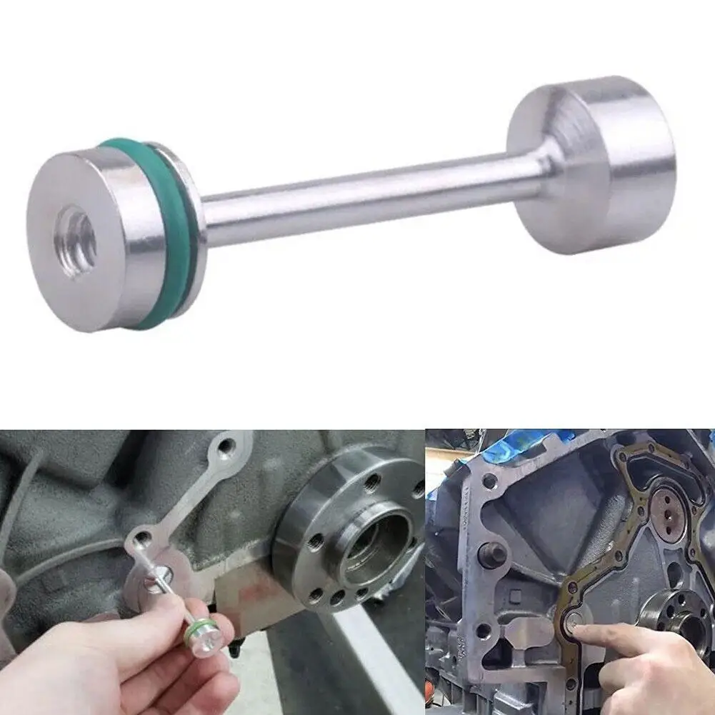 

Car Oil Diverter Barbell Restrictor Galley Plug With Bypass Valve Plug Billet For Gen 3 Gen 4 LS Engines 4.8L 5.3L 6.0L 6.2L LS1