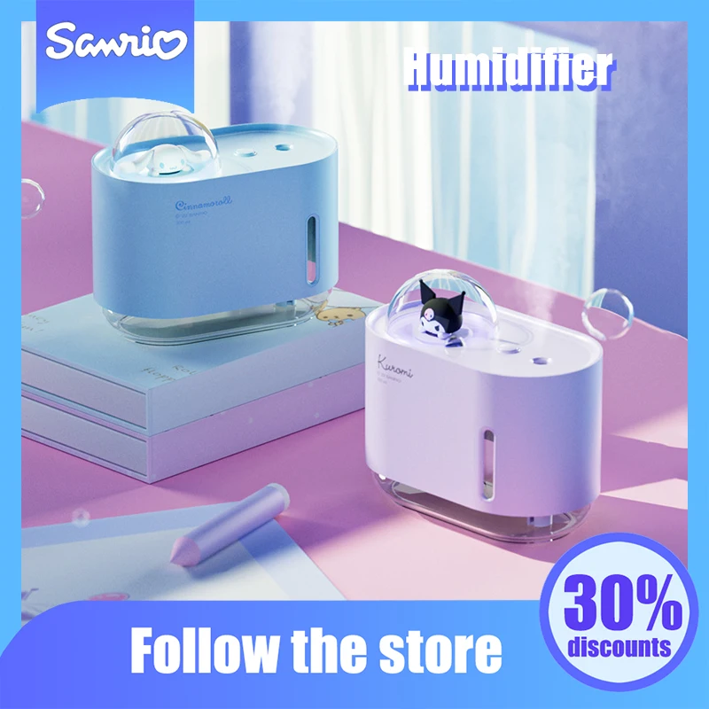 

Увлажнитель воздуха Sanrio Kawaii в стиле аниме, милая ароматерапия Kuromi Cinnamoroll, мультяшный увлажнитель, оригинальный подарок для детей