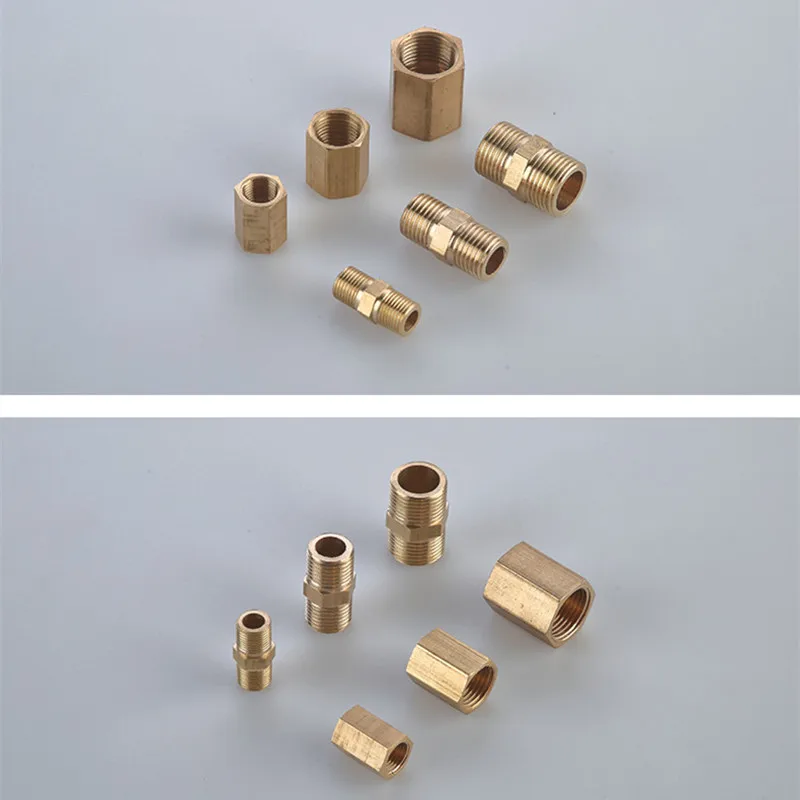 Pipe Fitting Hose Pipe Fitting Water Pipe Fitting Brass Pipe Hex Nipple Fitting Quick Coupler Adapter 1/8 1/4 3/8 1/2 3/4 1 BSP Adapter Fitting Reducing Hexagon Bush Bushing