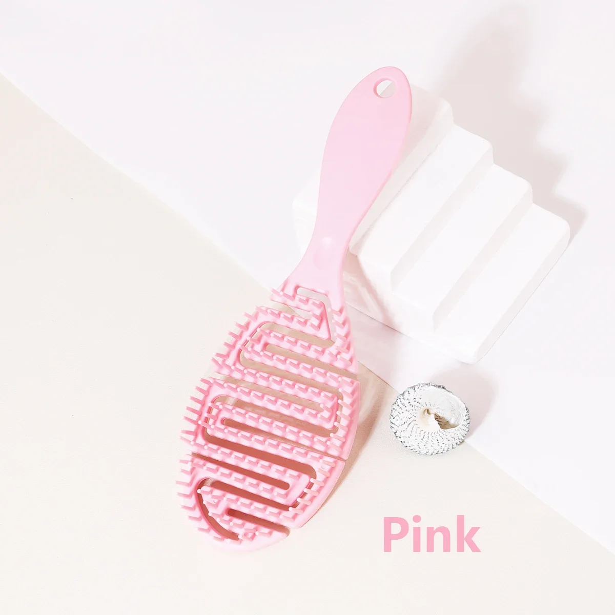 Hair Brush Scalp Massage Hair Brush Hollow Anti static Wet Hair Drying Dryer Brush Styling Tool For Real Hair Wigs