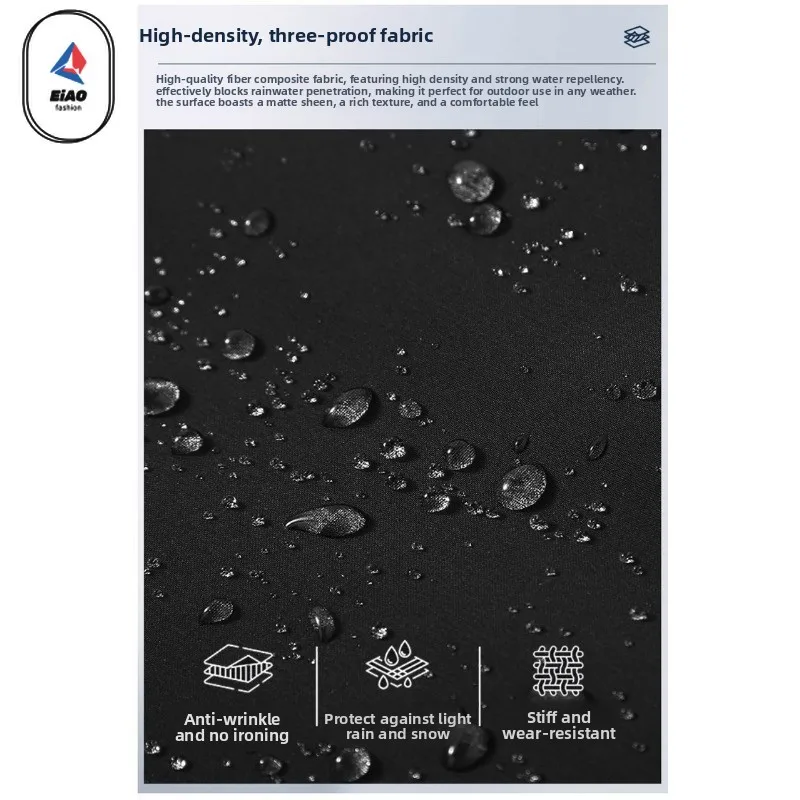 EIAO 2025 Brand Goose Down Parka Men Winter Fashion Thickened Warm Mid-length Down Jacket Hunting Ski Cold-proof Puffer Coats