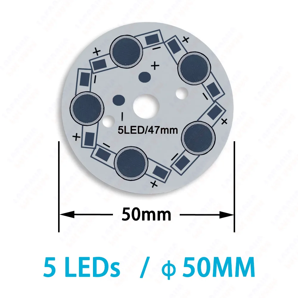 1W 3W 5W 7W 9W 12W 15W 18W 21W 24W 30W LED 알루미늄 플레이트 방열판 전구 PCB 기판 수경재배 수족관 식물 생장등 스포트라이트