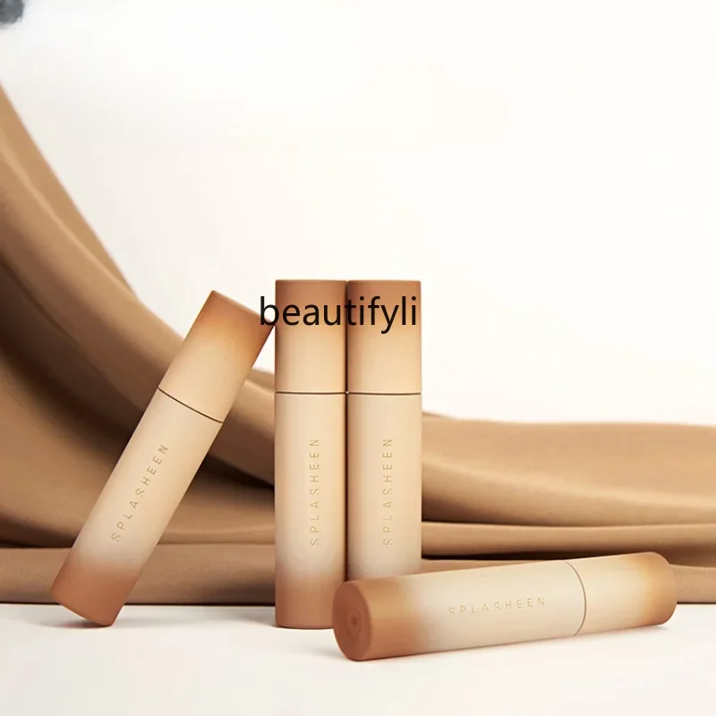 

zq Matte Finish Lip Balm Lip Mud Spring and Summer Atmosphere Niche Non-Stick Long-Lasting Workplace Lip Lacquer Lipstick 730