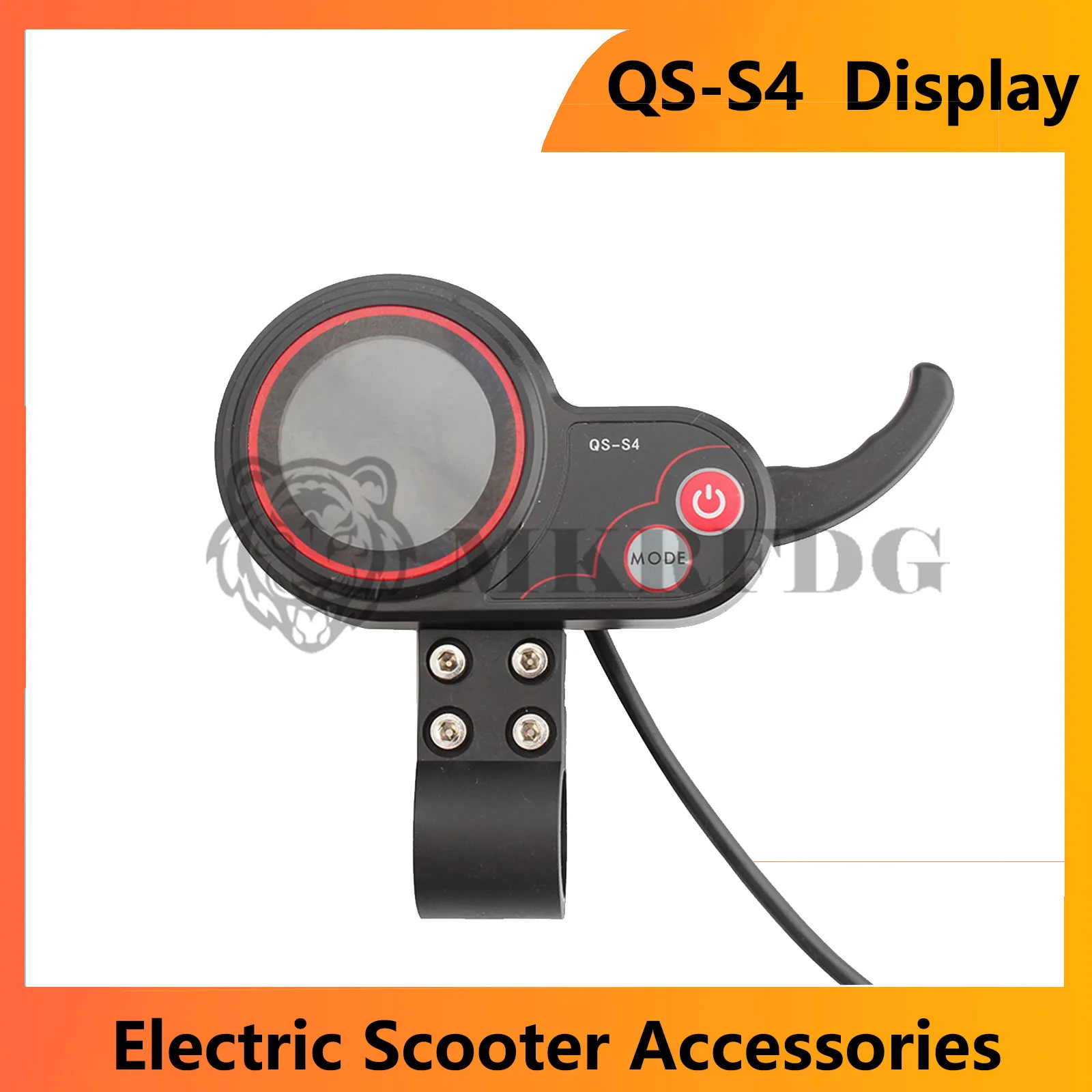 QS-S4 48 V-60 V Accélérateur Avec écran LCD Pour Trottinette